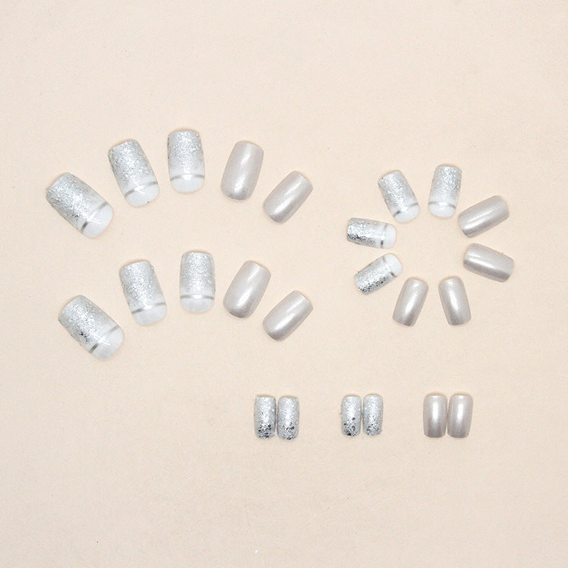 Silver glitter noble cool wear armor 24 pieces